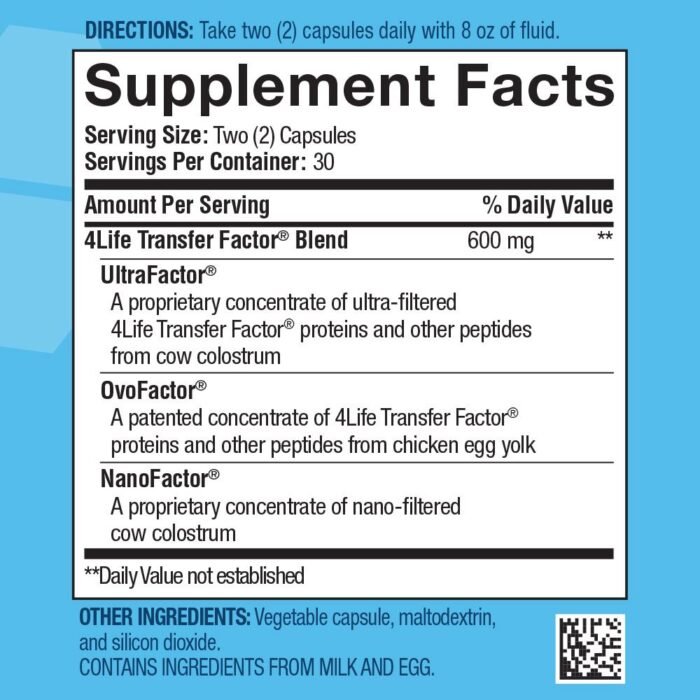 4Life Transfer Factor Tri Factor Formula - Respaldo inmune venta