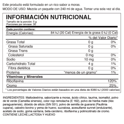 Energy Go Stix Berry sales, ecuador